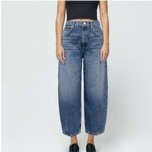 ETICA Iris Relaxed Barrel Jeans | Size 28